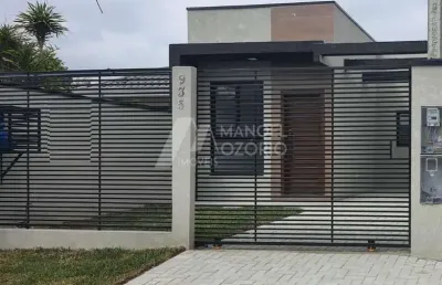 Casa nova a venda em araucária - bairro capela velha
