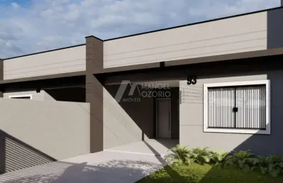 Casa em tindiquera - araucária: 2 dorms, 59m² por r$390mil