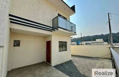Sobrado com 3 dormitórios à venda, 96 m²  - itajuba - barra velha/sc