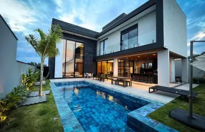 Sobrado com 5 dormitórios à venda, 400 m² por r$ 6.800.000 - parque villa dos pinheiros - indaiatuba/sp