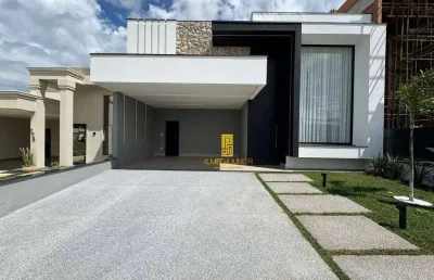 Casa com 3 suítes à venda, em condomínio fechado na cidade de indaiatuba, interior de são paulo, residencial evidências