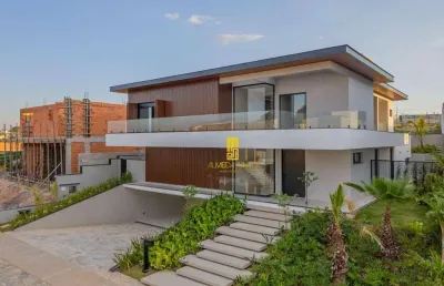 Sobrado com 5 dormitórios à venda, 560 m² por r$ 6.800.000 - parque villa dos pinheiros - indaiatuba/sp