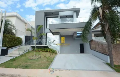 Sobrado com 3 dormitórios à venda, 271 m² por r$ 2.698.000,00 - condomínio terra magna - indaiatuba/sp