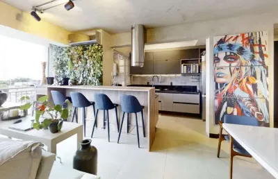 Agradável apartamento tipo para venda em vila santa catarina com 2 quartos, sendo 1 suíte, 65m²
