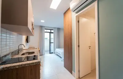 Deslumbrante studio para venda em centro com 1 quarto, sendo 1 suíte, 34m²