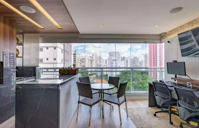 Confortável apartamento tipo para venda em vila mascote com 3 quartos, sendo 3 suítes, 126m²