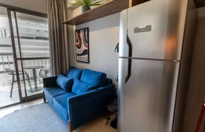 Deslumbrante apartamento tipo para venda e locação em vila nova conceição com 1 quarto, 26m²