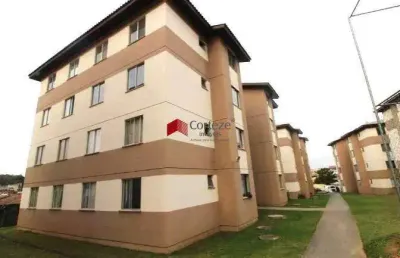 Apartamento com 47,64m² 2 quartos, para aluguel, no bairro colônia rio grande em são josé dos pinhais