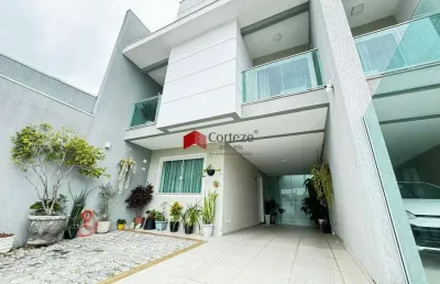 Sobrado em condomínio com 140m² 3 quartos, à venda, no bairro pedro moro em são josé dos pinhais