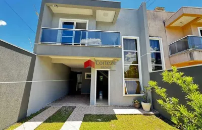Sobrado com 144,87m² 3 quartos, à venda, no bairro aristocrata em são josé dos pinhais