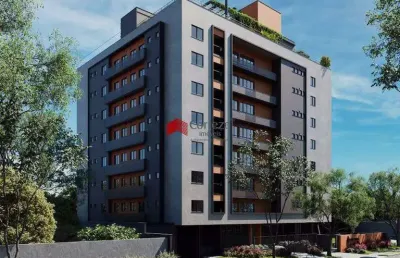 Apartamento com 56,53m² 2 quartos, à venda, no bairro tarumã em curitiba