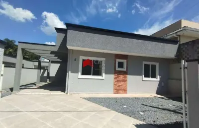 Casa com 45,13m² 2 quartos, à venda, no bairro colônia rio grande em são josé dos pinhais