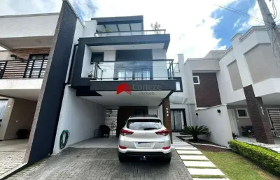Sobrado em condomínio com 190m² 4 quartos, à venda, no bairro costeira em são josé dos pinhais
