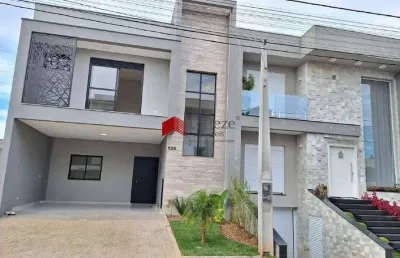 Sobrado em condomínio com 140,8m² 3 quartos, à venda, no bairro costeira em são josé dos pinhais