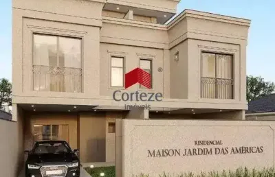 Sobrado com 138,01m² 3 quartos, à venda, no bairro jardim das américas em curitiba