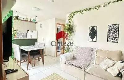 Apartamento com 38,4m² 2 quartos, à venda, no bairro colônia rio grande em são josé dos pinhais