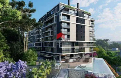 Cobertura com 231,88m² 4 quartos, à venda, no bairro mossunguê em curitiba