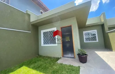 Casa térrea com 63,97m² 3 quartos, à venda, no bairro colônia rio grande em são josé dos pinhais