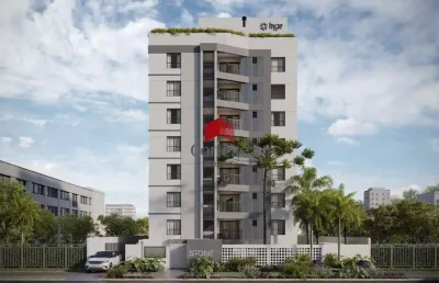 Apartamento com 59,26m² 2 quartos, à venda, no bairro novo mundo em curitiba