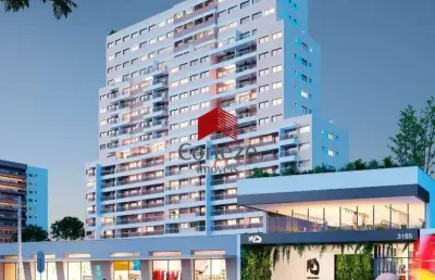 Apartamento com 52,61m² 2 quartos, à venda, no bairro portão em curitiba