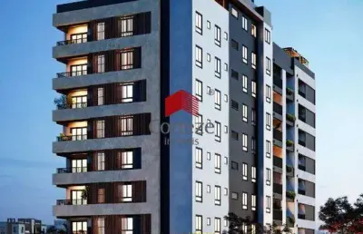 Apartamento com 61,94m² 2 quartos, à venda, no bairro bacacheri em curitiba