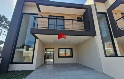 Sobrado em condomínio com 145,85m² 3 quartos, à venda, no bairro costeira em são josé dos pinhais