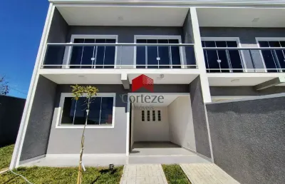 Sobrado com 86,86m² 3 quartos, à venda, no bairro alto boqueirão em curitiba