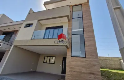 Sobrado em condomínio com 155,77m² 3 quartos, à venda, no bairro costeira em são josé dos pinhais