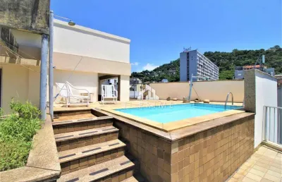 Cobertura com 2 dormitórios à venda, 283 m² por r$ 2.100.000 - laranjeiras - rio de janeiro/rj