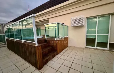 Cobertura com 2 dormitórios para alugar, 205 m² por r$ 14.340,00/mês - barra da tijuca - rio de janeiro/rj