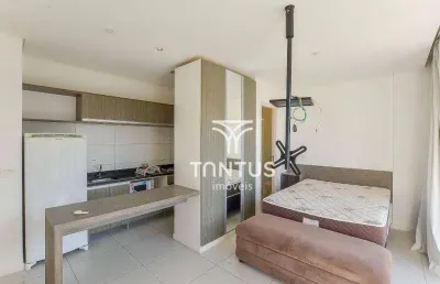 Studio com 1 dormitório para alugar, 33 m² por r$ 1.500,00/mês - rebouças - curitiba/pr
