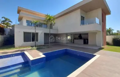 Casa em condomínio fechado com 4 quartos à venda na rua lucia ribeiro do valle nogueira, 210, sousas, campinas, 435 m2 por r$ 4.000.000