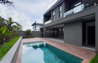 Casa em condomínio fechado com 4 quartos à venda na rua vanderlei martinghi junior, 3, alphaville dom pedro 3, campinas, 402 m2 por r$ 4.980.000
