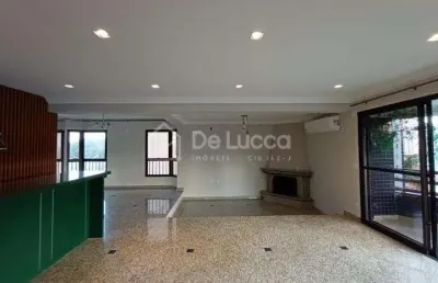 Apartamento com 4 quartos para alugar na avenida princesa d'oeste, 1090, jardim proença, campinas, 220 m2 por r$ 7.000