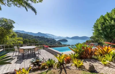 Casa com 6 quartos à venda na praia do pulso, 1, praia do frade, ubatuba, 400 m2 por r$ 5.320.000