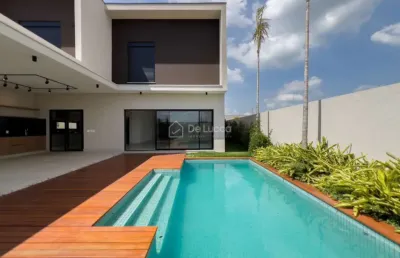 Casa em condomínio fechado com 4 quartos à venda na avenida doutor roberto cerqueira de oliveira rosa, 187, loteamento residencial arborais, campinas, 352 m2 por r$ 3.700.000