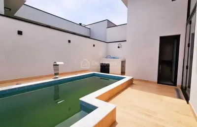 Casa em condomínio fechado com 3 quartos à venda na avenida luiz greco, 600, vila monte alegre, paulínia, 134 m2 por r$ 859.000