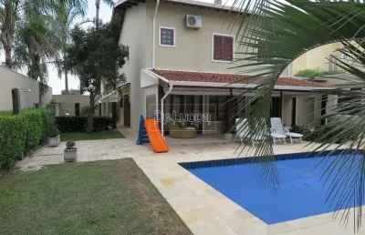 Casa em condomínio fechado com 5 quartos à venda na rua doutor antônio duarte da conceição, 1700, jardim madalena, campinas, 380 m2 por r$ 1.800.000