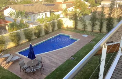 Casa em condomínio fechado com 4 quartos à venda na avenida alphaville, 27, alphaville dom pedro, campinas, 424 m2 por r$ 3.400.000