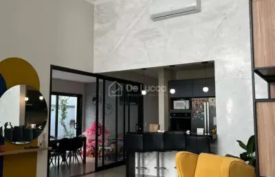 Casa em condomínio fechado com 3 quartos à venda na pedro américo, 12, parque brasil 500, paulínia, 160 m2 por r$ 1.390.000