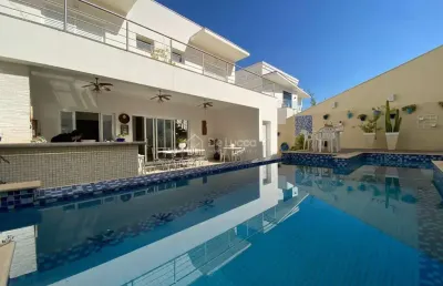 Casa em condomínio fechado com 4 quartos à venda na rua sabiú, 49, loteamento alphaville campinas, campinas, 322 m2 por r$ 2.200.000