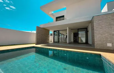 Casa em condomínio fechado com 5 quartos à venda na rua sebastião cardoso, 168, parque brasil 500, paulínia, 262 m2 por r$ 2.590.000