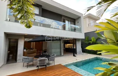 Casa em condomínio fechado com 3 quartos à venda na rua vicente quercia, 25, alphaville dom pedro 3, campinas, 365 m2 por r$ 4.850.000