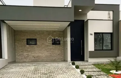Casa em condomínio fechado com 3 quartos à venda na avenida luiz greco, 600, vila monte alegre, paulínia, 148 m2 por r$ 1.230.000