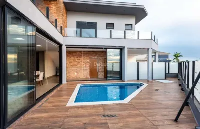 Casa em condomínio fechado com 4 quartos à venda na orlando silva, 920, parque brasil 500, paulínia, 260 m2 por r$ 2.100.000