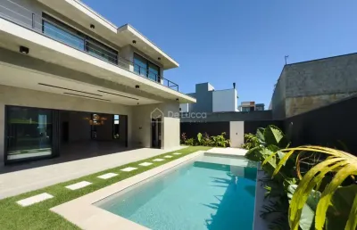 Casa em condomínio fechado com 4 quartos à venda na avenida doutor roberto cerqueira de oliveira rosa, 187, loteamento residencial arborais, campinas, 360 m2 por r$ 4.350.000