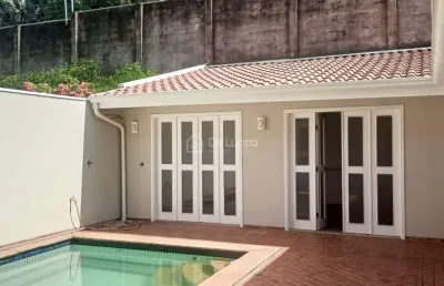 Casa em condomínio fechado com 3 quartos para alugar na rua nazaré paulista, 1061, chácara da barra, campinas, 372 m2 por r$ 8.000