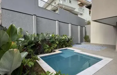 Casa em condomínio fechado com 3 quartos para alugar na rua san conrado, 149, loteamento caminhos de san conrado (sousas), campinas, 215 m2 por r$ 14.000