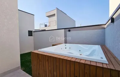Casa em condomínio fechado com 3 quartos à venda na avenida luiz greco, 600, vila monte alegre, paulínia, 134 m2 por r$ 890.000