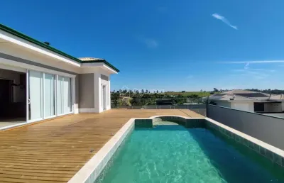 Casa em condomínio fechado com 4 quartos para alugar na avenida isaura roque quércia, 05, loteamento residencial pedra alta (sousas), campinas, 450 m2 por r$ 25.000